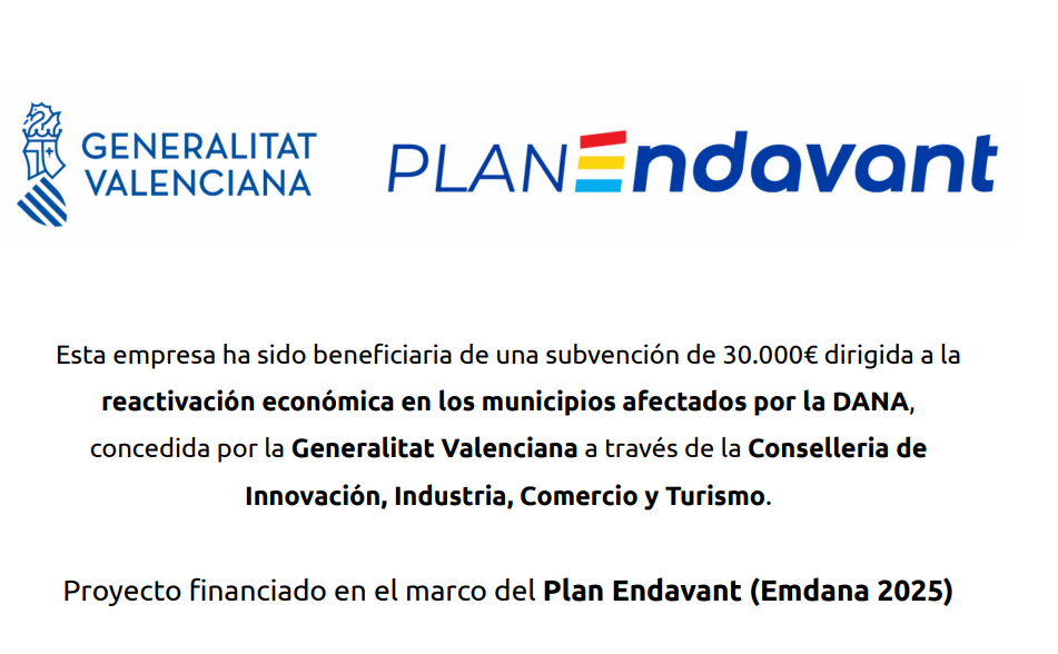 Subvención Plan Endavant